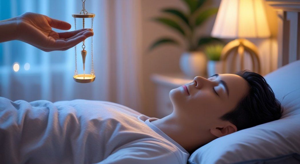 Zu sehen ist das Beitragsbild zum Beitrag mit dem Thema: Einschlaf Hypnose